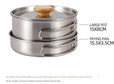 Outdoor hiking cookware set