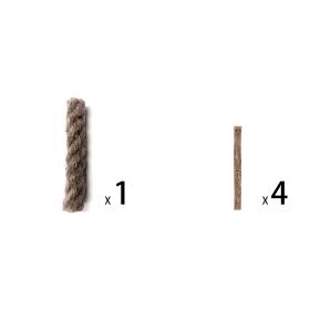 Auxiliary Combustion Rope Herb Wick
