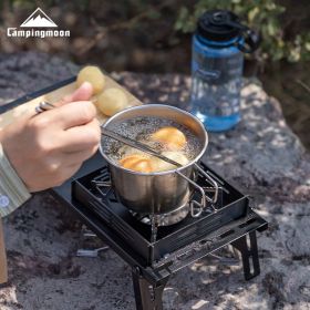 stainless steel open fire snow pull bowl