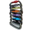 Aluminum Carabiner Clips 5 Pack  D Shape