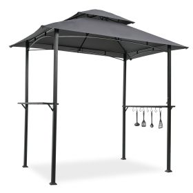 Outdoor Grill Gazebo 8 x 5 Ft; Shelter Tent