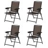 4 Pcs Folding Sling Chairs