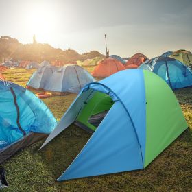 4-Person Double Layer Family Camping Tent