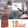 19Pcs Camping Cooking Utensil Kit