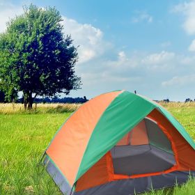 Waterproof 2 People Double Door Camping Dome Tent