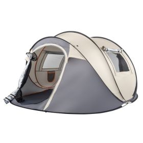 Camping Tent; 4 Person Pop Up; Easy Setup