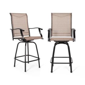 Outdoor Swivel Bar Stools Set of 2