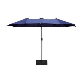 15ft Outdoor Market Double-Sided Umbrella