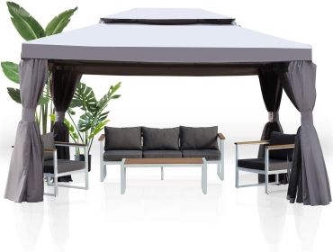 10x13 Feet 2-tier Patio Gazebo