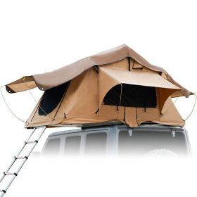The roof tent with 280TC 2000 waterproof lattice cloth
