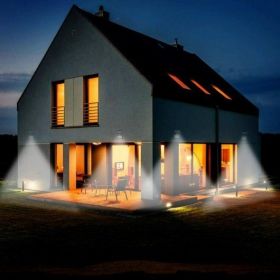 4 Pcs 30 LED Solar Lights Motion Sensor