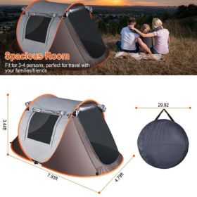 Pop up automatic setting camping tent