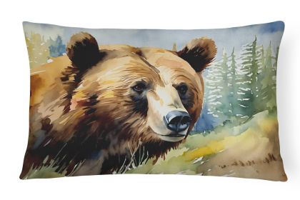 Wildlife Throw Pillow Grizzly Bear 2926