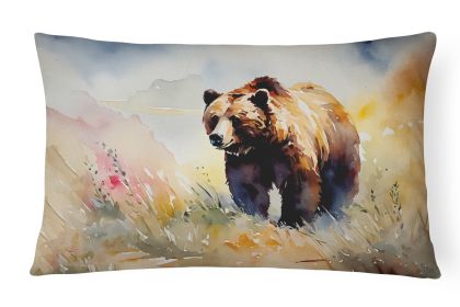Wildlife Throw Pillow Grizzly Bear 2930