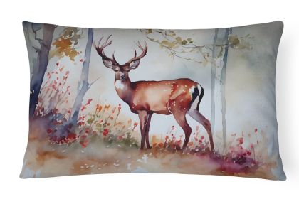 Wildlife Throw Pillow Deer 2900,12Hx16W