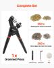 Grommet Tool Kit 500 PCS 3/8 Inch Metal Eyelets Grommets in Gold and Silver