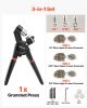 Grommet Tool Kit 900 PCS 1/4 Inch 5/16 Inch 3/8 Inch Metal Eyelets Grommets