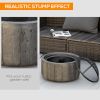 Outsunny Outdoor Fire Pit, 18 Inch