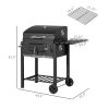 Outsunny Charcoal BBQ Grill