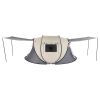 Camping Tent 3-4 People Coffee Fiber