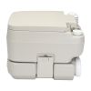 2.6 Gallon Portable Removable Flush Toilet with Double Outlet