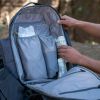 Dark Gray Backpack Diaper Bag