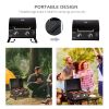 Outsunny 2 Burner Propane Grill
