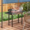 Outsunny Charcoal BBQ Rotisserie Grill