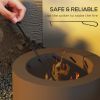 Outsunny Smokeless Fire Pit, 19"