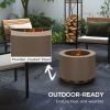 Outsunny Smokeless Fire Pit, 19"