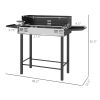 Outsunny Charcoal BBQ Rotisserie Grill