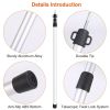 2Pcs Telescoping Tarp Poles 3ft to 7.5ft Adjustable