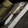 Outdoor Tableware Stainless Steel Foldable