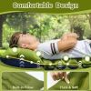 Double Air Mattress with Pillow, Built-in Foot Pump