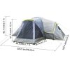 10 People Three Rooms Camping Family Tent