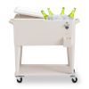 80Qt White Box Foot Tube