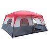 Polyester Cloth 14 People Camping Tent Red And White