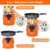 2000W 2 In 1 Camping Stove Tent Heater