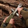 Outdoor Tableware Stainless Steel Foldable