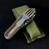 Outdoor Tableware Stainless Steel Foldable