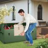 Waterproof Outdoor Storage Box with Ventilated Window