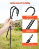 16-Inch 24 Pack Rebar Stakes Heavy Duty J Hook Galvanized Steel Ground Anchors