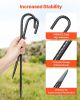 12-Inch 16 Pack Rebar Stakes Heavy Duty J Hook Galvanized Steel Ground Anchors