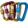 Aluminum Carabiner Clips 5 Pack  D Shape
