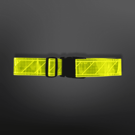 Reflective Web Belt (Color: Lime)