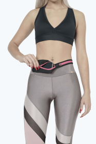 Stride Dual Pocket Fanny Pack (Color: Rose Red)