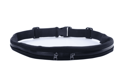 Stride Dual Pocket Fanny Pack (Color: Black)