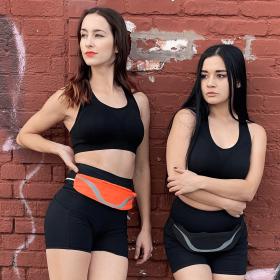 Water-Resistant Waist Pack (Color: Orange)