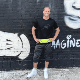 Water-Resistant Waist Pack (Color: Yellow)