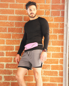 Rhythm Waist Pack (Color: Pink)